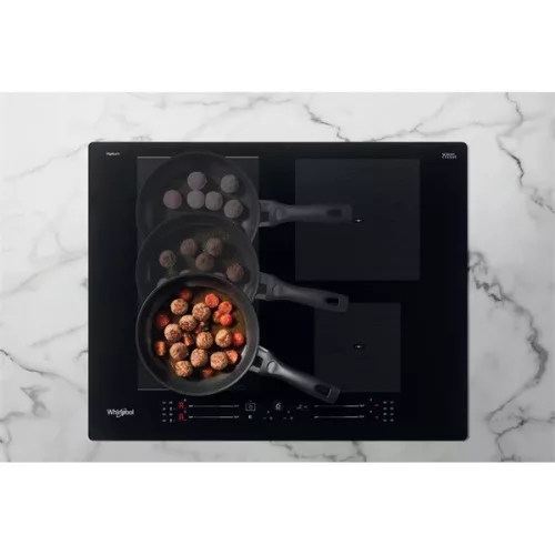 Whirlpool WF S4160 BF čierna, vstavaná, indukcia, varné zóny: 4, vstavaný rozmer: 56 cm, varná doska