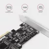 Axagon PCES-SA4M2 2 ks interných portov SATAIII + 2 ks slotov SATA M.2 PCI-Express karta