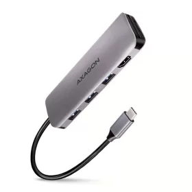 Axagon HMC-HCR3A SuperSpeed ​​​​USB-C COMBO 5v1 HUB