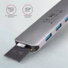 Axagon HMC-HCR3A SuperSpeed ​​​​USB-C COMBO 5v1 HUB