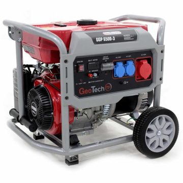   GeoTech GGP6500-3 AVR, 6,5kVA, háromfázis benzines áramfejlesztő