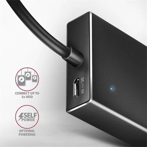 Axagon HUE-F7A SuperSpeed ​​USB-A FLAT Hub