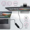 Axagon HMC-6H4A SuperSpeed ​​​​USB-C COMBO Hub 6 v 1