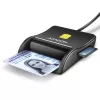 Čítačka čipových kariet Axagon CRE-SM3SD USB a SD/microSD/SIM FlatReader
