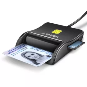   Čítačka čipových kariet Axagon CRE-SM3SD USB a SD/microSD/SIM FlatReader