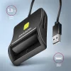 Čítačka čipových kariet Axagon CRE-SM3SD USB a SD/microSD/SIM FlatReader