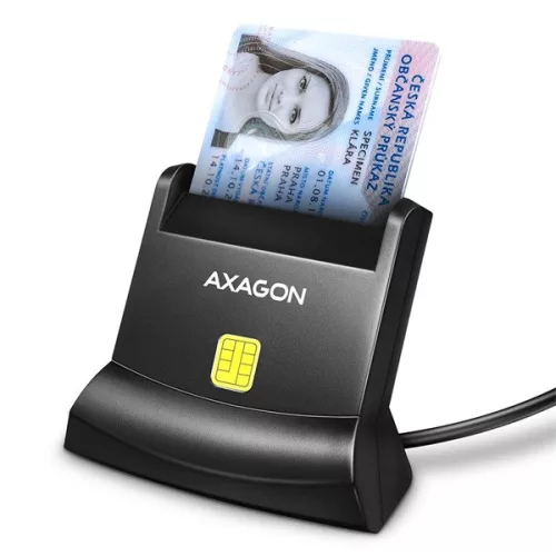 Čítačka čipových kariet Axagon CRE-SM4N USB Smart card StandReader