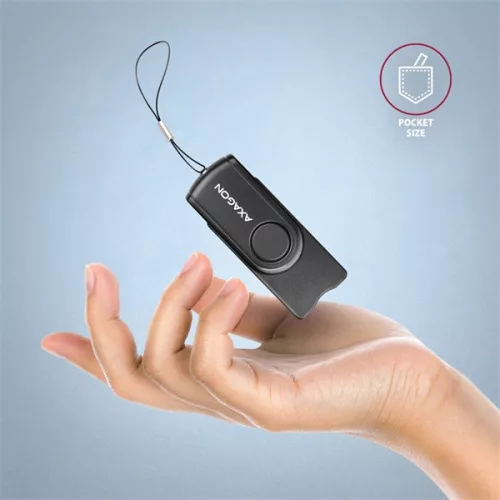 Skladacia čítačka čipových kariet Axagon CRE-SMP2A USB a SD/microSD/SIM kariet PocketReader