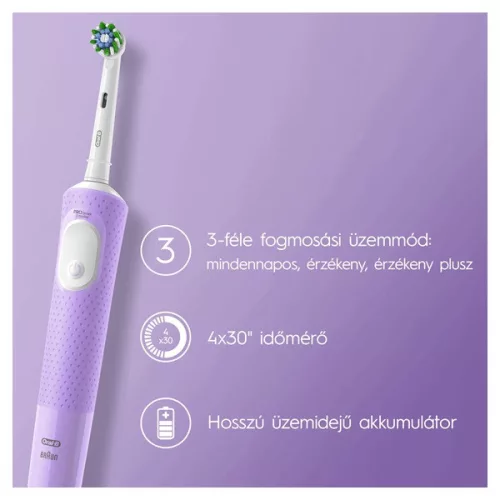 Elektrická zubná kefka Oral-B D103 Vitality fialová
