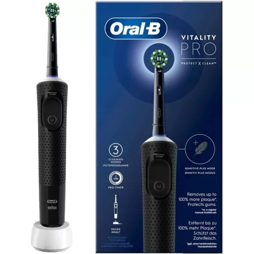 Elektrická zubná kefka Oral-B D100 Vitality čierna