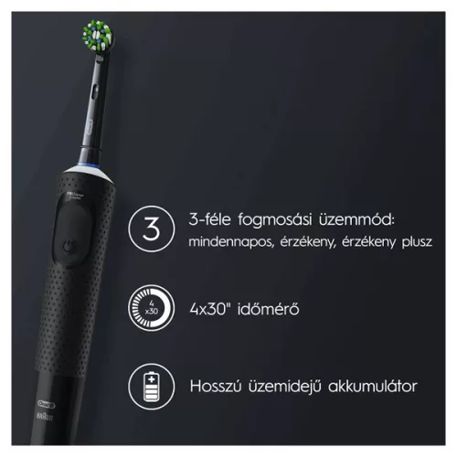 Elektrická zubná kefka Oral-B D100 Vitality čierna
