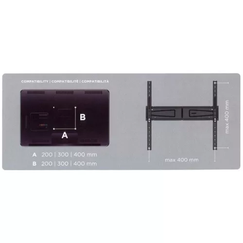 Meliconi Flatstyle FS400 VESA 400 TV fali konzol
