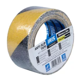 Iris schwarz-gelbes 50 mm x 5 m Antirutschband