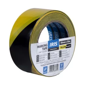 Iris schwarz-gelbes 50 mm x 33 m Bodenmarkierungsband
