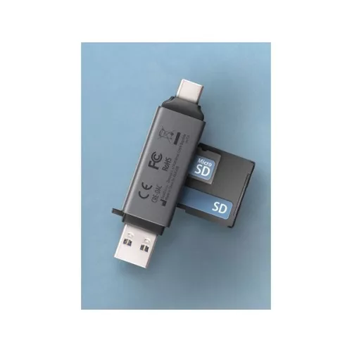 Čítačka mini kariet Axagon CRE-DAC Mobile USB 3.2 Gen 1 USB-C + USB-A SD/microSD