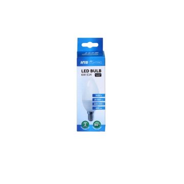   Iris Lighting E14 C37 6W/3000K/540lm gyertya LED fényforrás