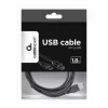 Prepojovací kábel Gembird CCP-USB2-AMBM-6, 1,8 m, USB A samec - USB B samec, čierny