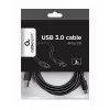 Prepojovací kábel Gembird CCP-USB2-AMCM-10, 3 m, USB A samec - USB C samec, čierny