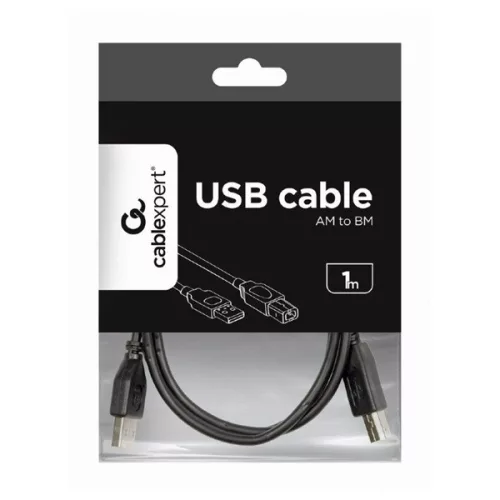 Prepojovací kábel Gembird CCP-USB2-AMCM-1M 1m USB A samec - USB C samec, čierny