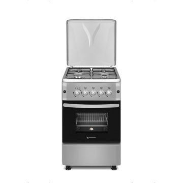   Novacook F5S40G2 INX inox, szabadonálló, gáz, főzőzóna: 4, sütő:54L, tűzhely