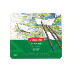   Derwent Academy 24db-os fémdobozos akvarell színesceruza készlet
