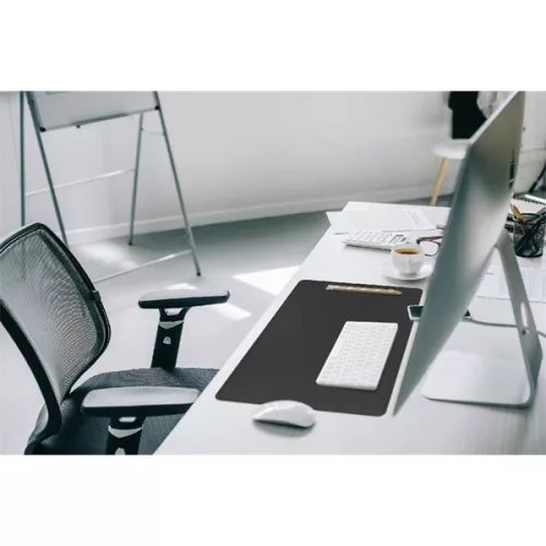 Durable  530x400mm lekerekített szélű fekete asztali könyöklő