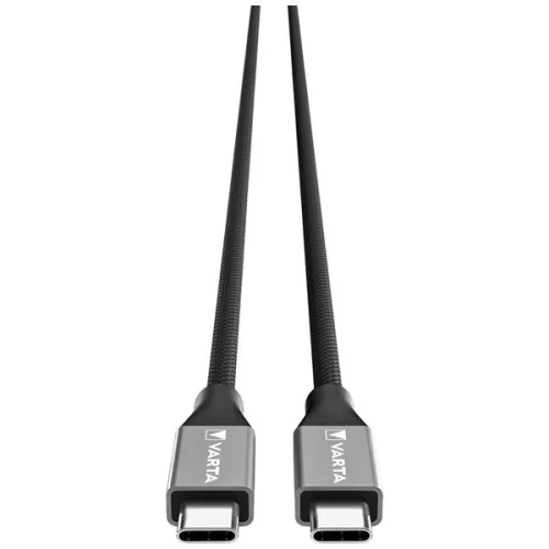 Dátový a nabíjací kábel Varta 57936101111 2m 100W USB C samec-samec