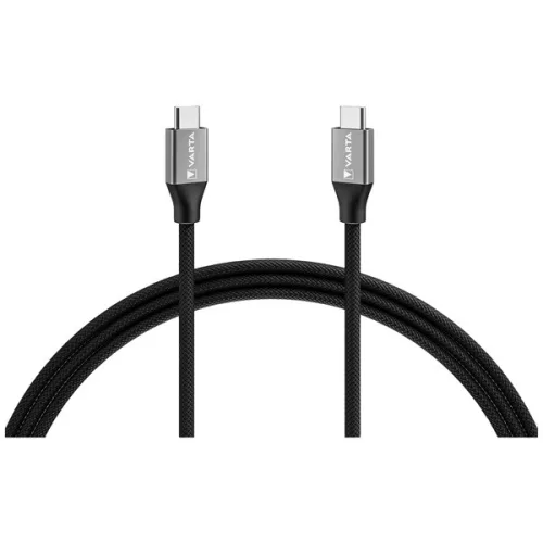 Dátový a nabíjací kábel Varta 57936101111 2m 100W USB C samec-samec