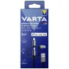 Dátový a nabíjací kábel Varta 57937101111 2m 12W 3v1 USB A - Lightning/microUSB/Type C