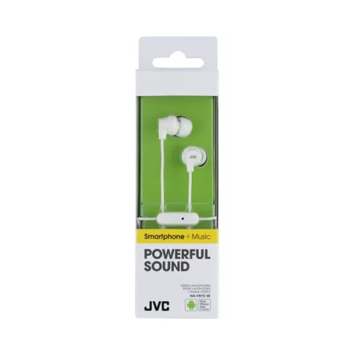 JVC HA-FR15W mikrofonos jack fehér fülhallgató