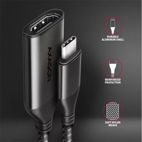 Adaptér Axagon RVC-HI2M USB-C - HDMI 2.0