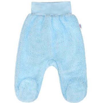 Baba plüss lábfejes nadrág New Baby Nice Bear kék