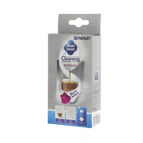 Čistiace tablety Scanpart 2790000170 Clean Bean, 8 ks/balenie, kompatibilné s Nespresso