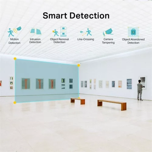 TP-Link VIGI C440I /4MP/2,8mm/beltéri/H265/IR30m/Smart Detection/IP turret kamera