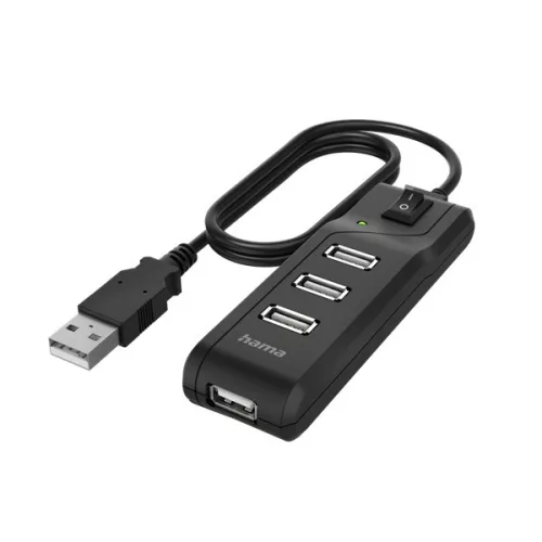 Hama 00200118 FIC USB 2.0 HUB napájaný zo zbernice