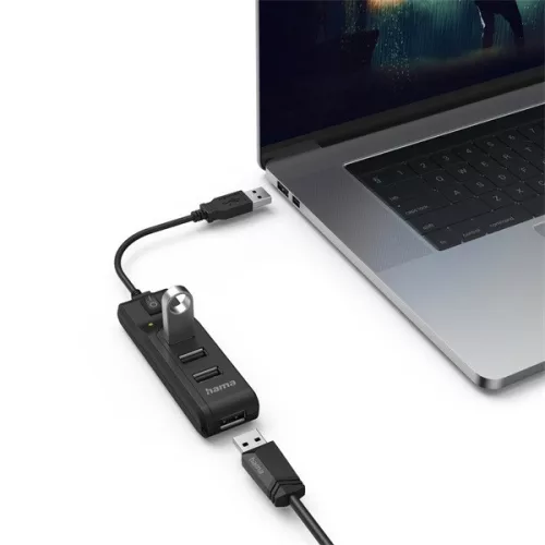 Hama 00200118 FIC USB 2.0 HUB napájaný zo zbernice