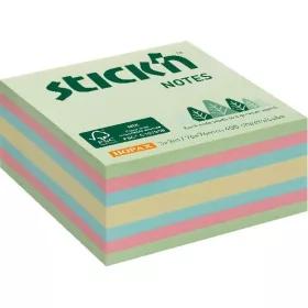   Stick'N 76x76 mm 400 lap az erdő színei pasztell mix öntapadó kockatömb