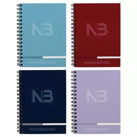   TC Notebook 3 A5 120 lapos osztott (2x40 vonal+1x40 kockás) spirálfüzet