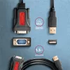 Aktívny adaptérový kábel Axagon ADS-1PSN z USB na sériový port