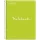 Miquelrius Emotions A4 PP 5x24 lapos lime kockás spirálfüzet