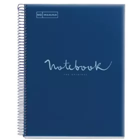   Miquelrius Emotions A5 PP 120 lapos s.kék kockás spirálfüzet