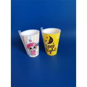 Pahar IRIS YUMMY cu pai 400ml