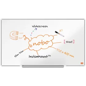   Nobo Impression Pro 71x40cm Breitbild-Magnet-Whiteboard aus Stahl