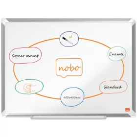   Nobo Premium Plus 60x45cm zománcozott mágneses fehértábla
