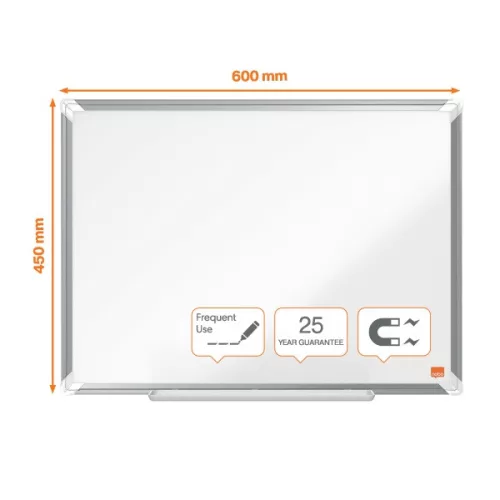 Nobo Premium Plus 60x45cm zománcozott mágneses fehértábla