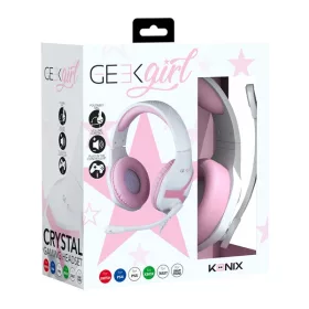   Mythics "Geek Girl Crystal" PlayStation 4 vezetékes gamer headset