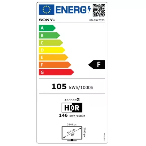 Sony 65" KD65X75WLPAEP 4K UHD Smart LED TV