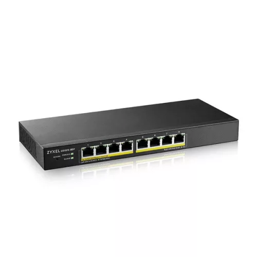 ZyXEL GS1915-8EP-EU0101F 8x GbE PoE LAN (60W) pametni upravljani PoE preklopnik