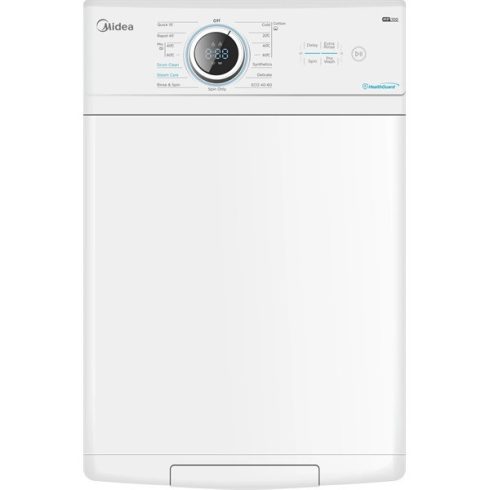 Midea MF100T70B/W-HU fehér, felültöltős, max.1200ford., 7 kg, mosógép