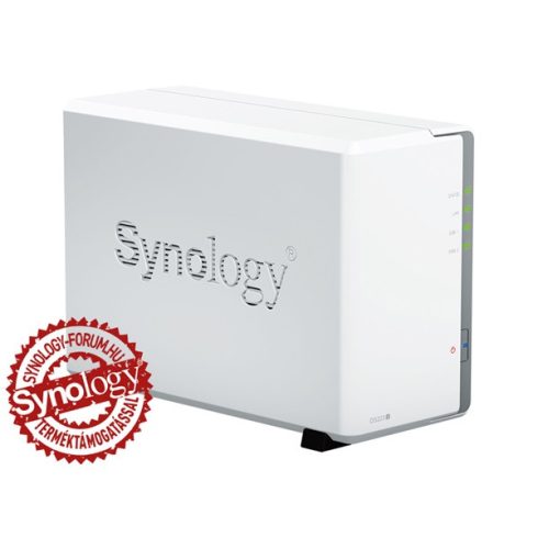 Synology DiskStation DS223j 2-lemezes 4×1,7 GHz CPU 1GB RAM NAS + regisztrációs kártya